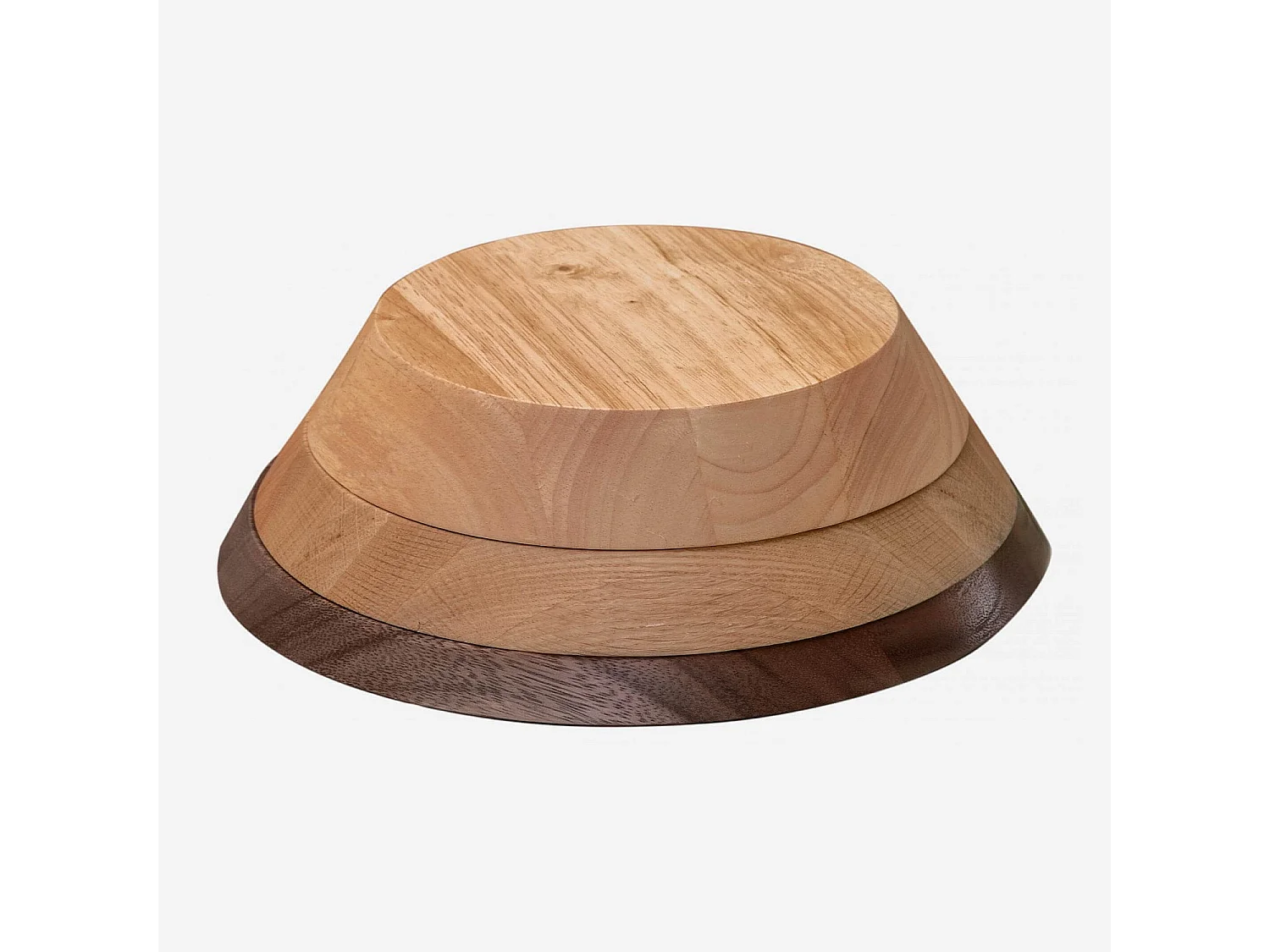 Habitat - Lot de 3 planches à découper en bois d'hévéa, chêne et acacia - Naturel - Design by Chloé Le Cam - Ubillo