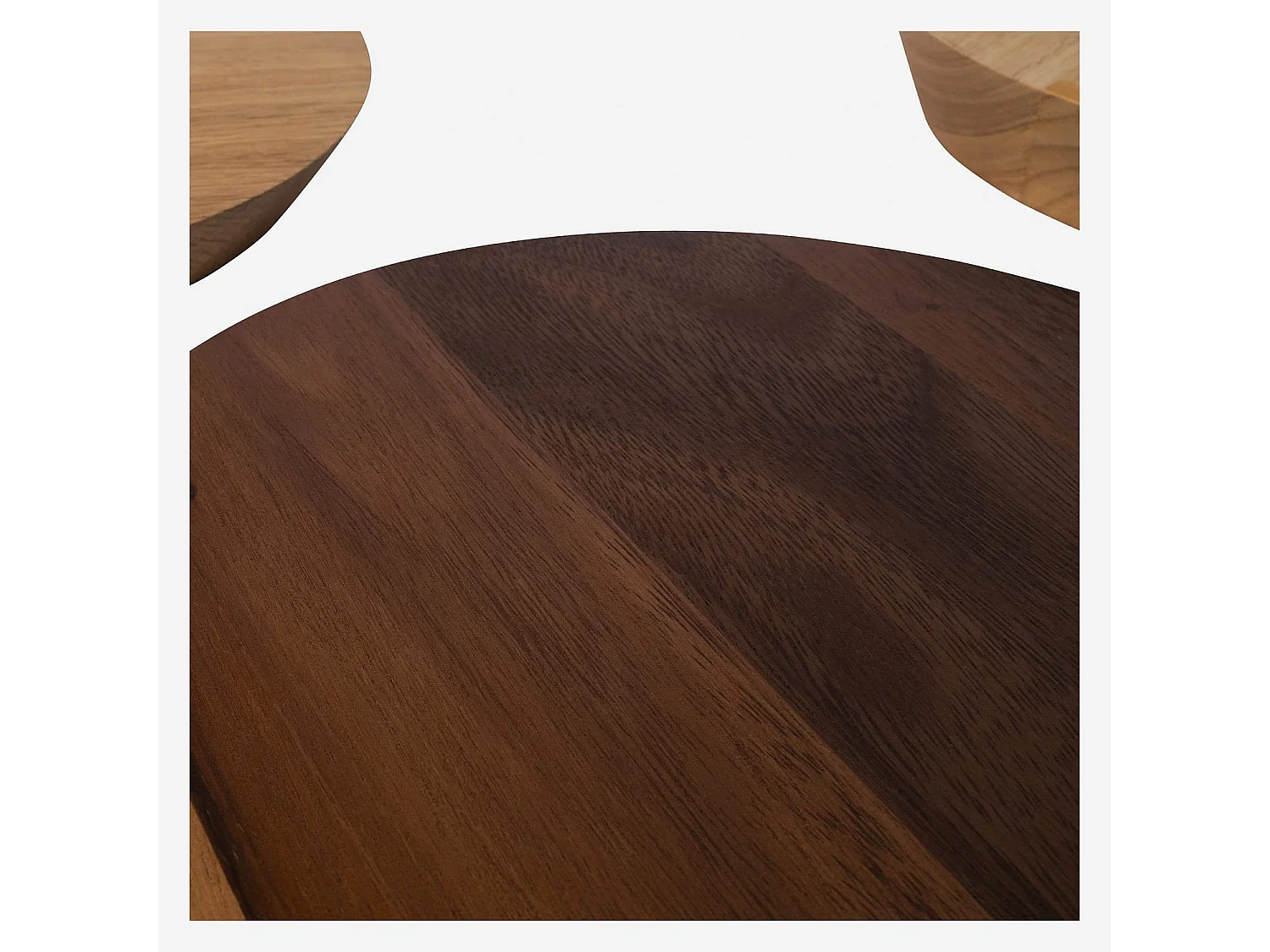 Habitat - Lot de 3 planches à découper en bois d'hévéa, chêne et acacia - Naturel - Design by Chloé Le Cam - Ubillo