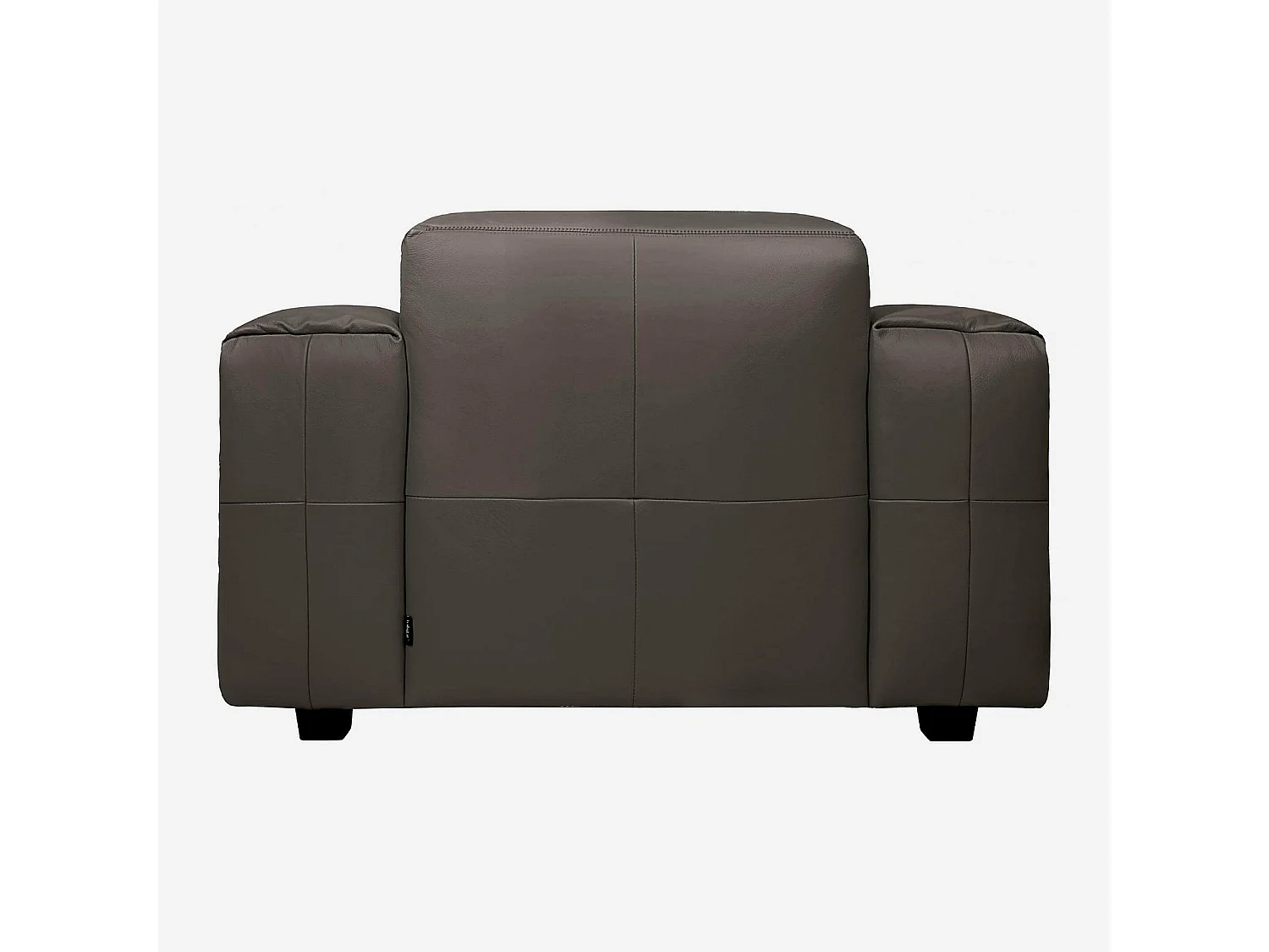 Habitat - Fauteuil en cuir Savoy - Marron tonka - Posada