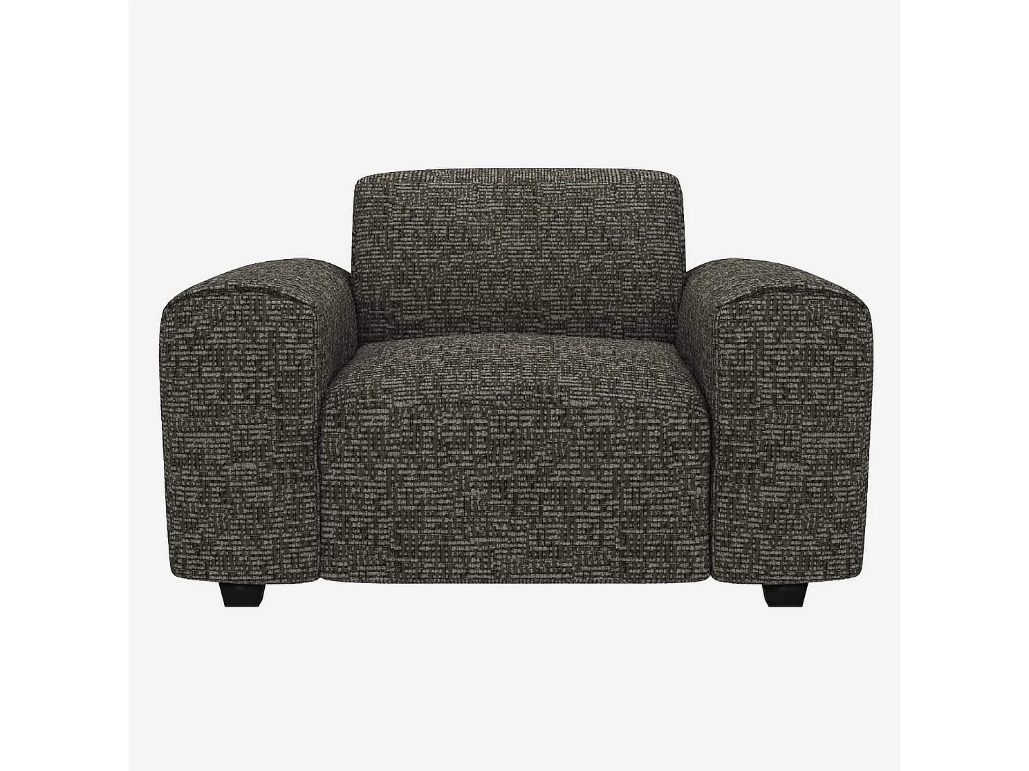 Habitat - Fauteuil en tissu Alba - Gris ardoise  - Posada