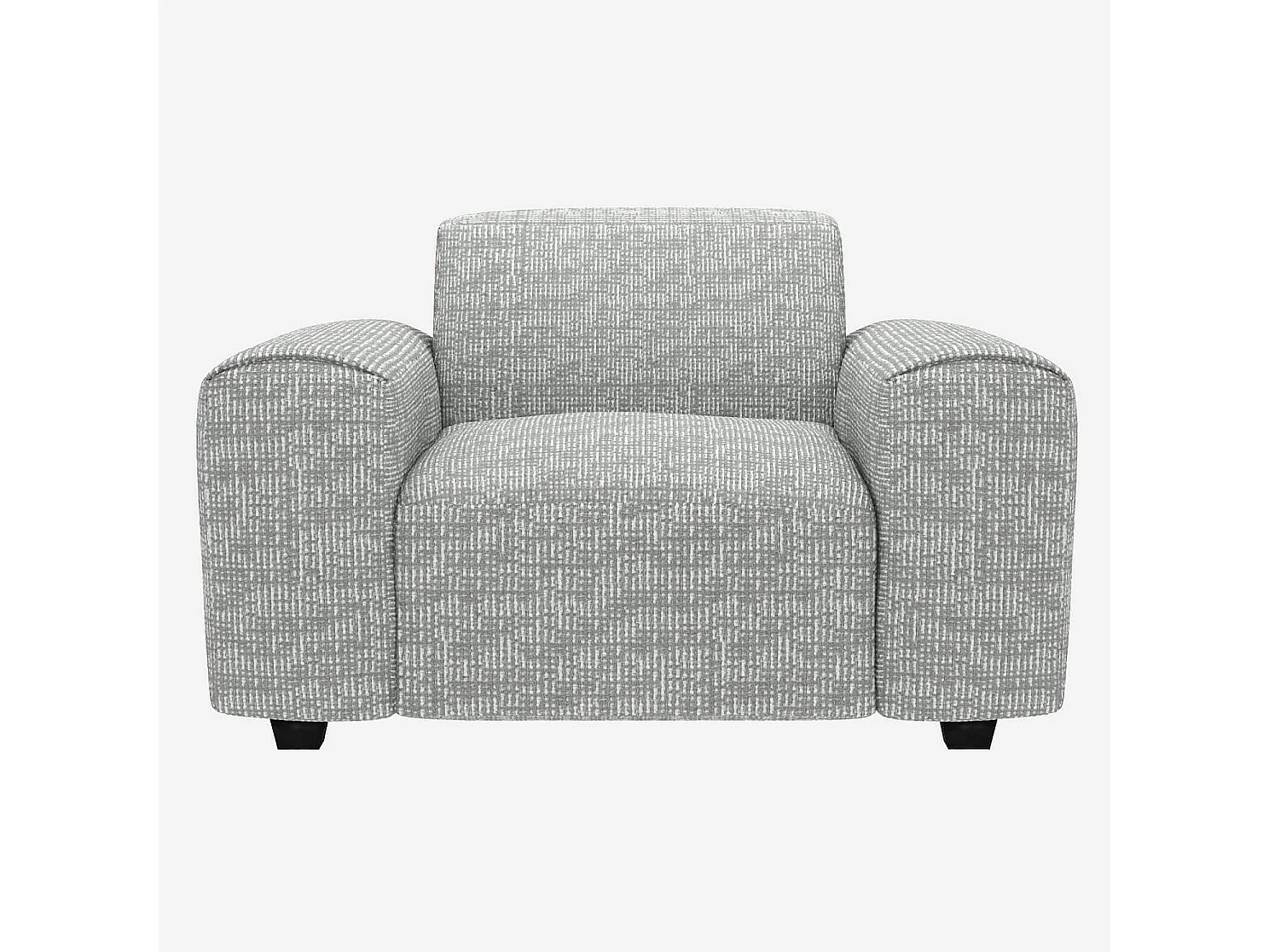 Habitat - Fauteuil en tissu Alba - Gris brume - Posada