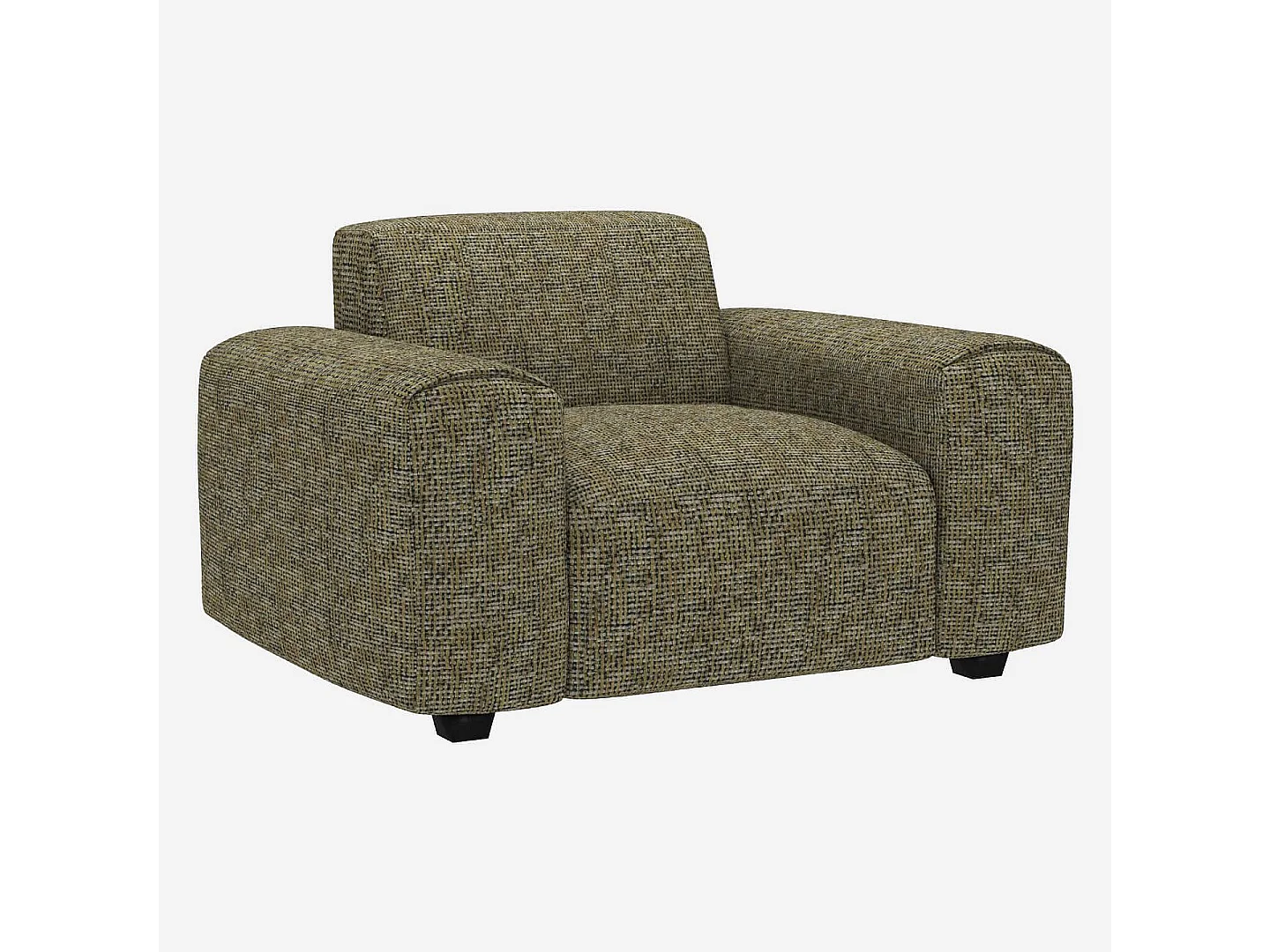 Habitat - Fauteuil en tissu Alba - Vert orage - Posada