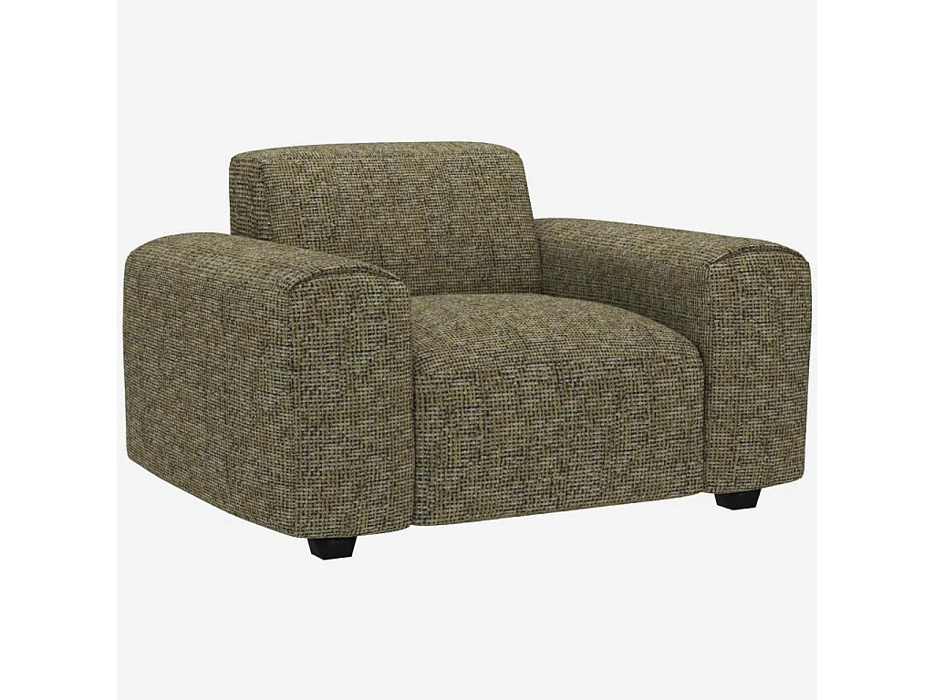 Habitat - Fauteuil en tissu Alba - Vert orage - Posada