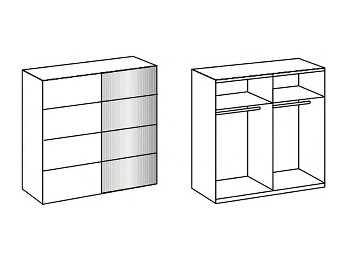 Chambre à coucher complète adulte ( lit adulte 160 x 200 cm  + chevet+ commode de rangement +  Armoire)