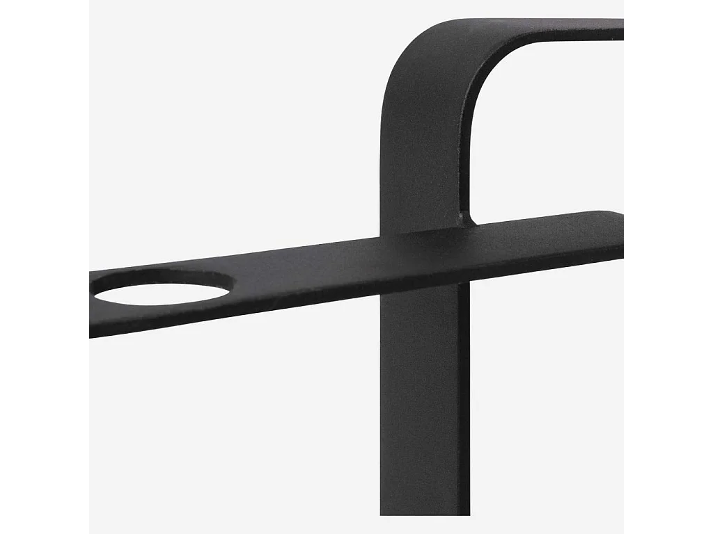 Habitat - Bougeoir en métal - 39 x 6 x 19 cm - Noir - Alexy