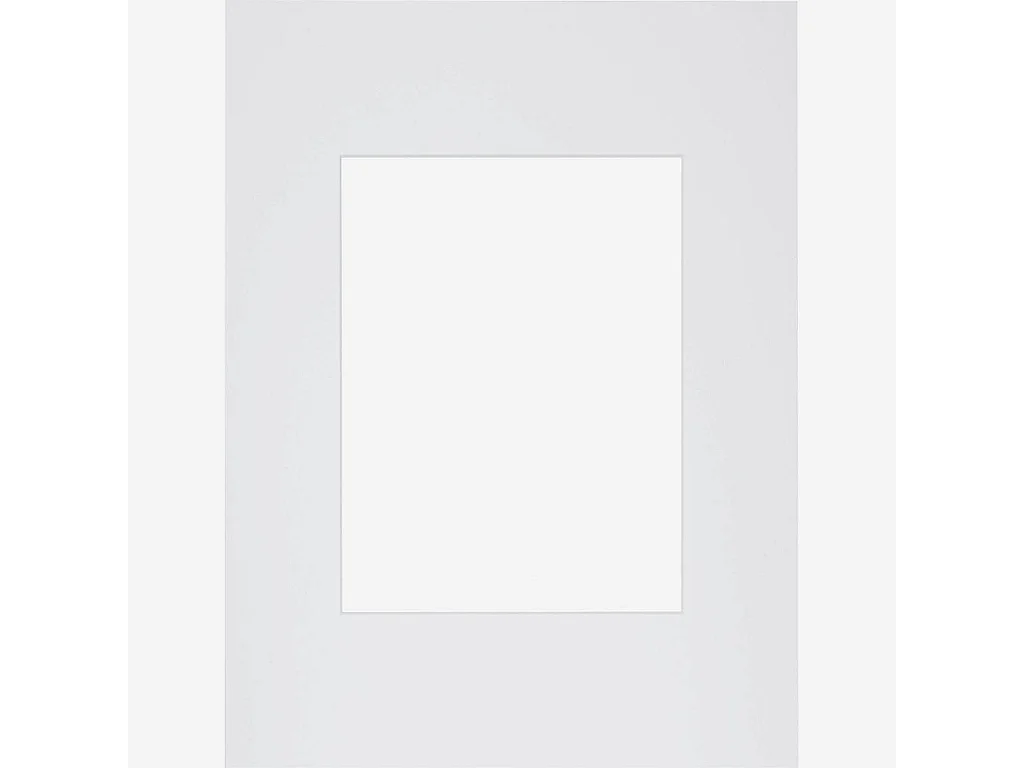 Passe-partout en papier - 30 x 40 cm - Blanc