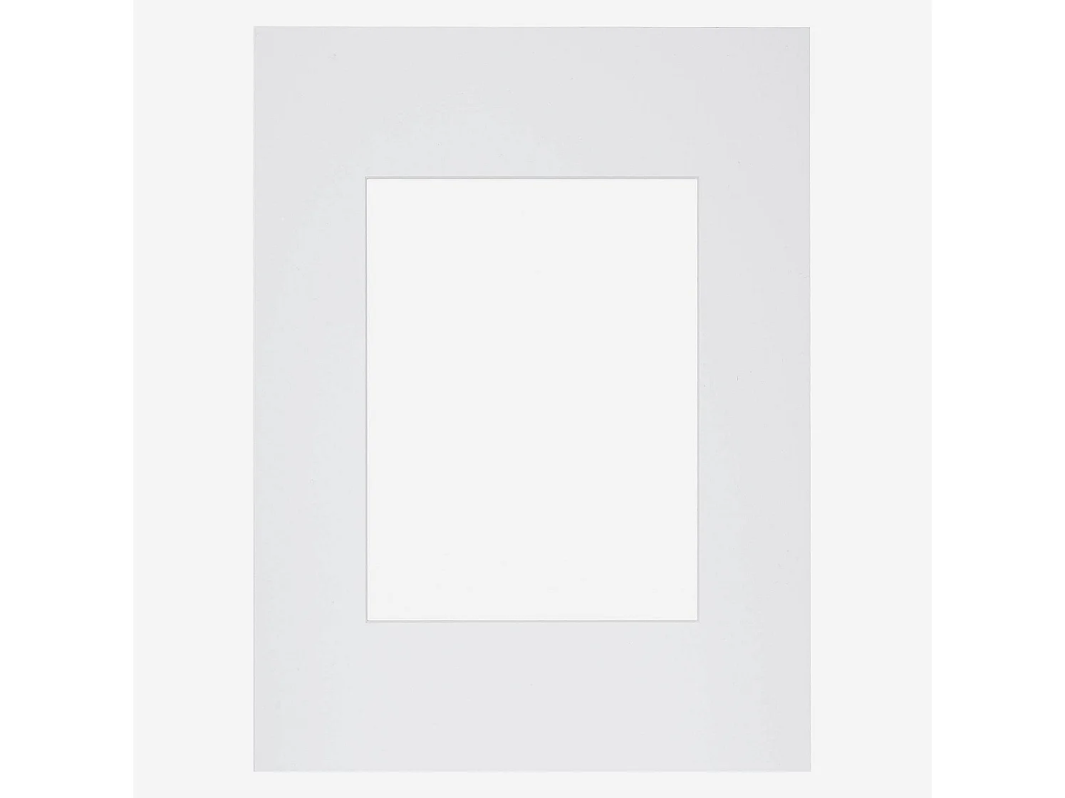 Passe-partout en papier - 30 x 40 cm - Blanc
