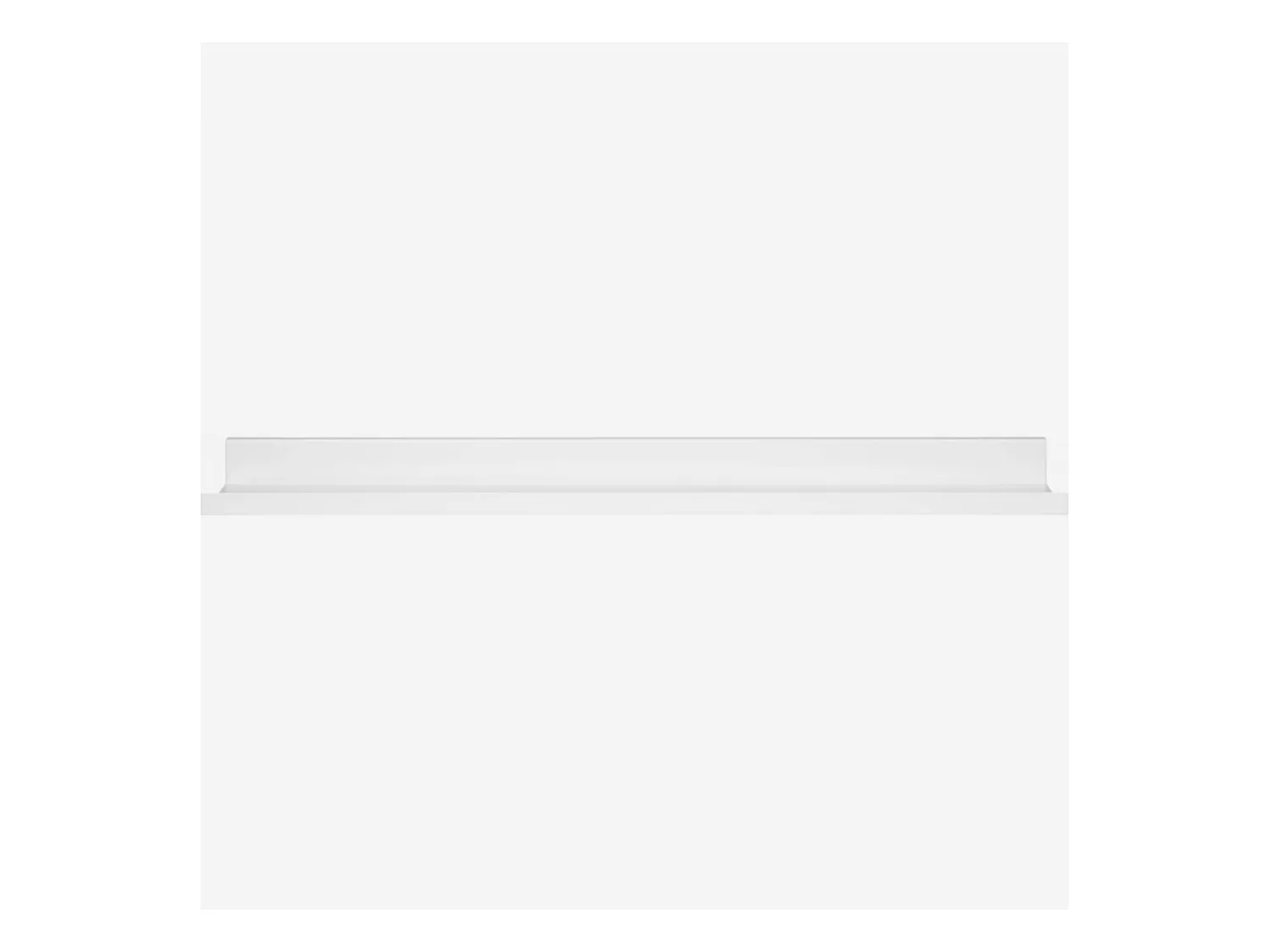 Habitat - Support cadre - Métal - Blanc - Malin