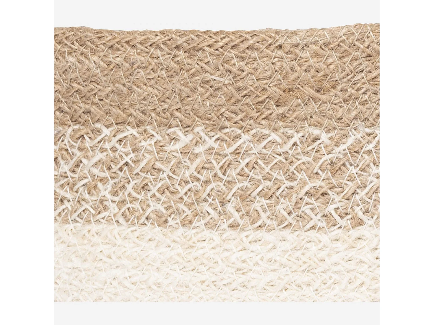 Habitat - Corbeille à pain en jute tressé - 25 x 13 cm - Beige (Lot de 5) - Ellen