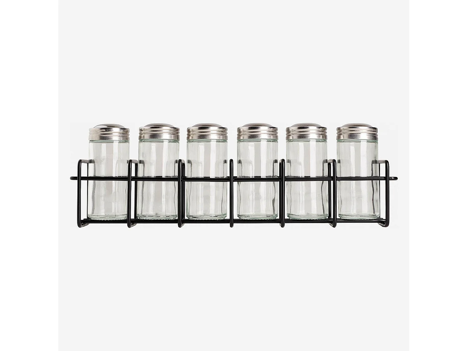 Habitat - Rangement pour épices en métal - Noir - Mikado