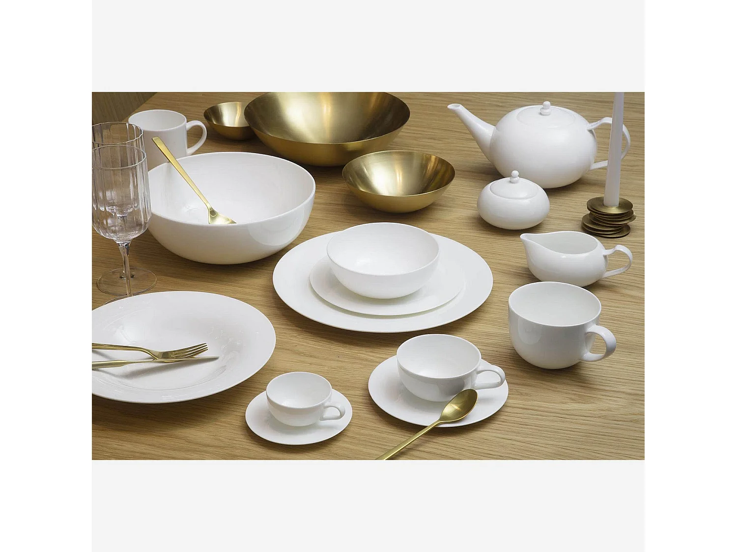 Habitat - Sucrier en porcelaine - Blanc - Lux