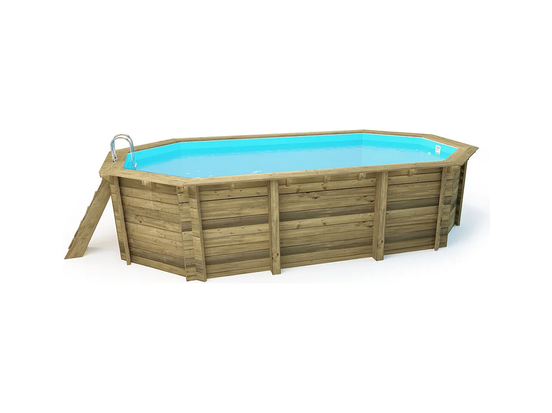 Piscine bois " Palma 145  " 7.57 x 4.07 x 1.44 m