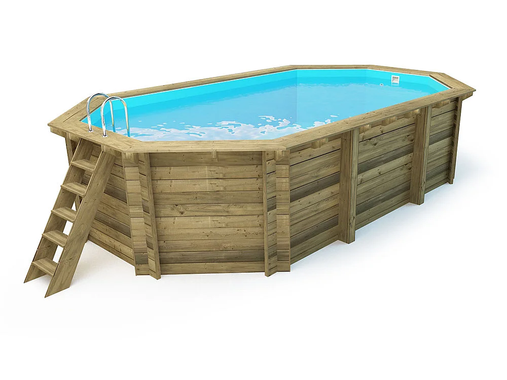 Piscine bois " Palma 145  " 7.57 x 4.07 x 1.44 m