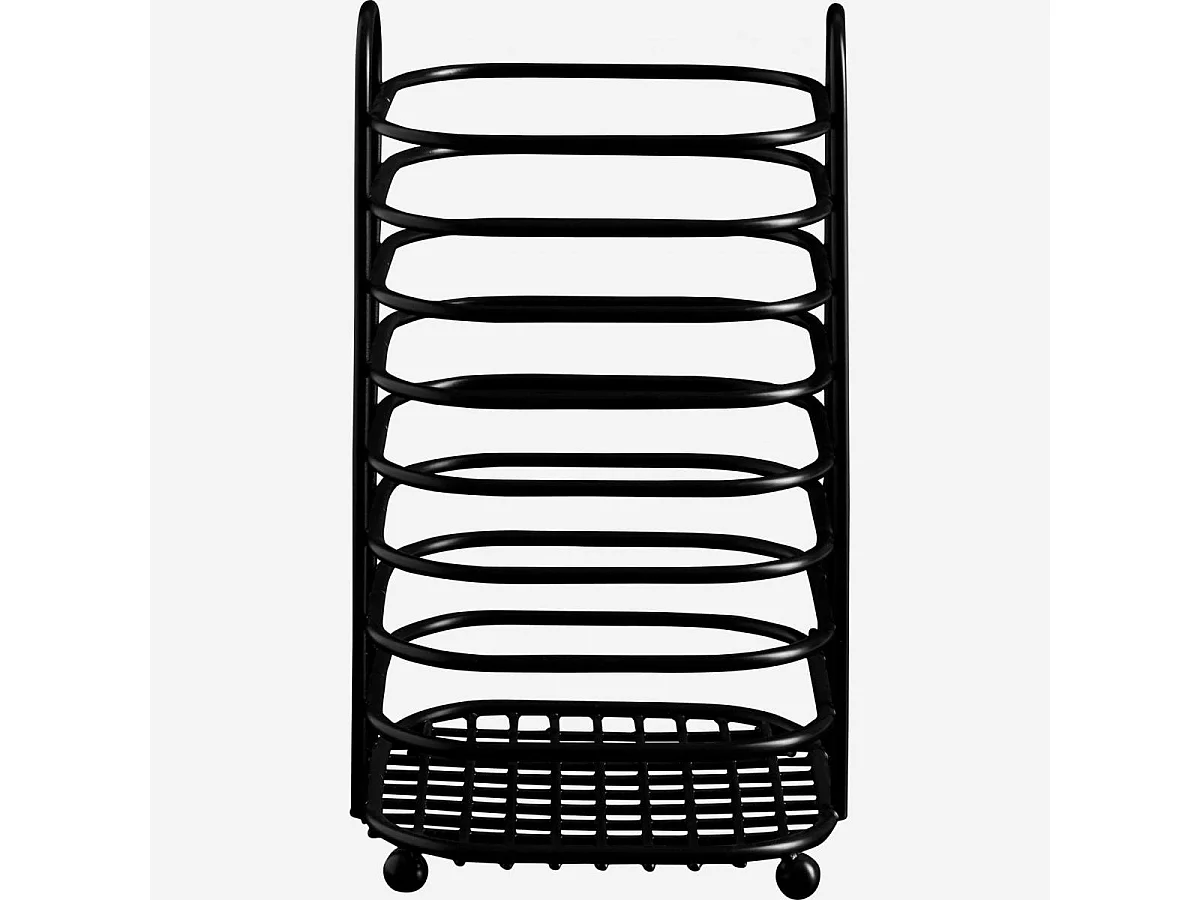 Habitat - Pot à ustensiles en métal - Noir - Mikado