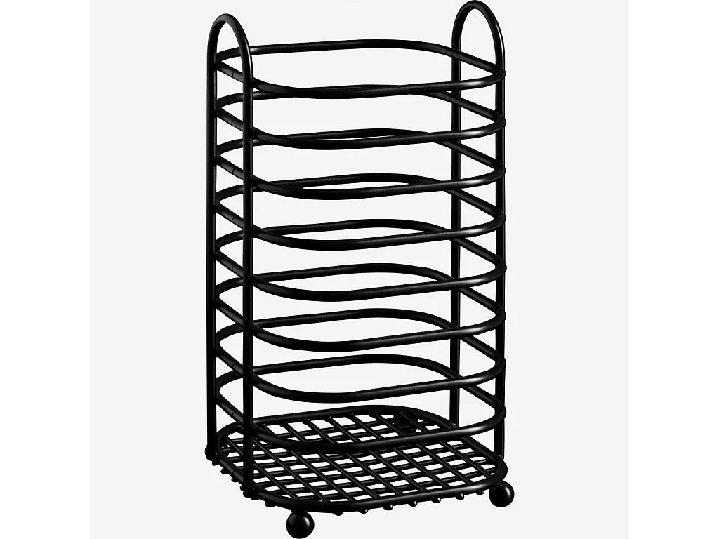 Habitat - Pot à ustensiles en métal - Noir - Mikado