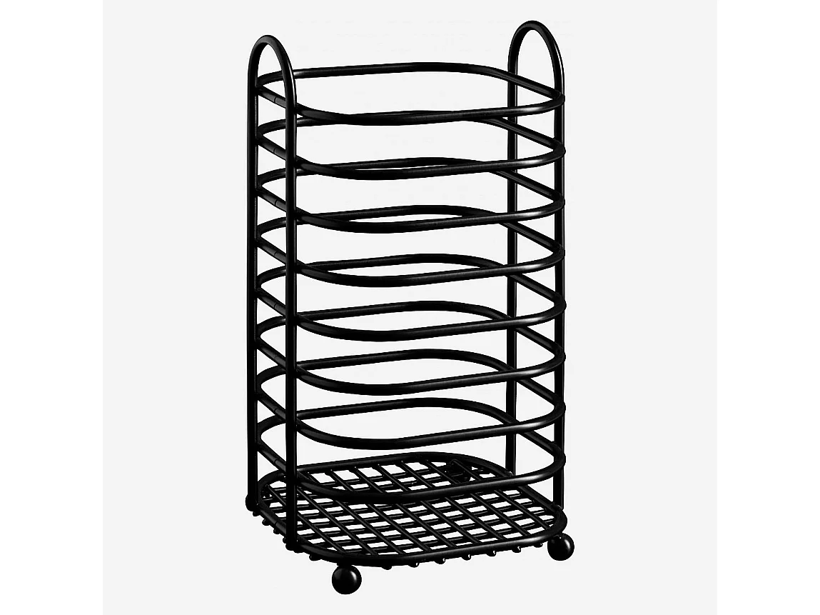 Habitat - Pot à ustensiles en métal - Noir - Mikado