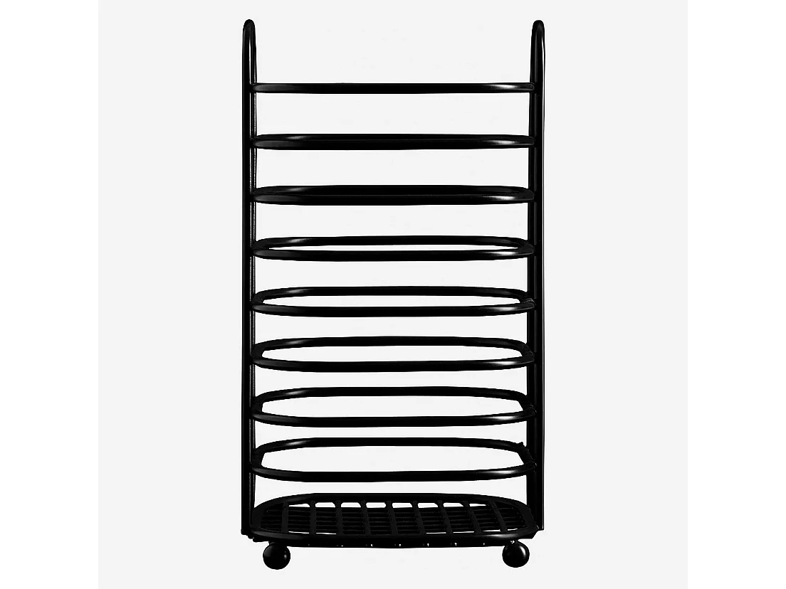 Habitat - Pot à ustensiles en métal - Noir - Mikado