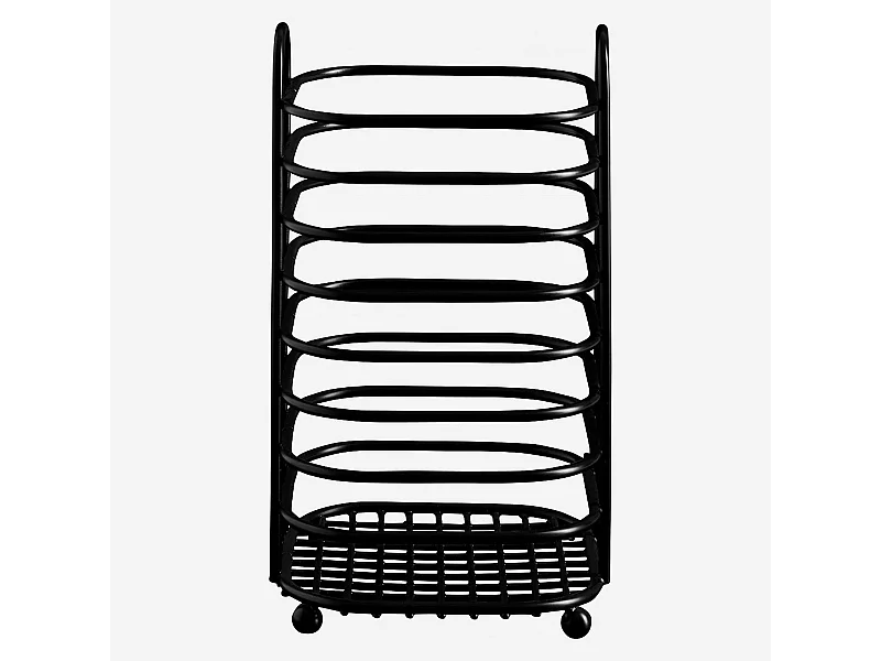 Habitat - Pot à ustensiles en métal - Noir - Mikado