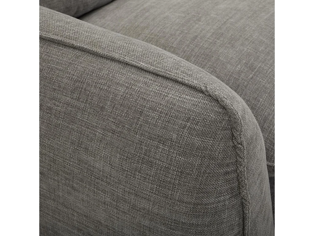 Habitat - Canapé 4 places déhoussable en tissu garni de plumes - Gris ardoise - Oryel