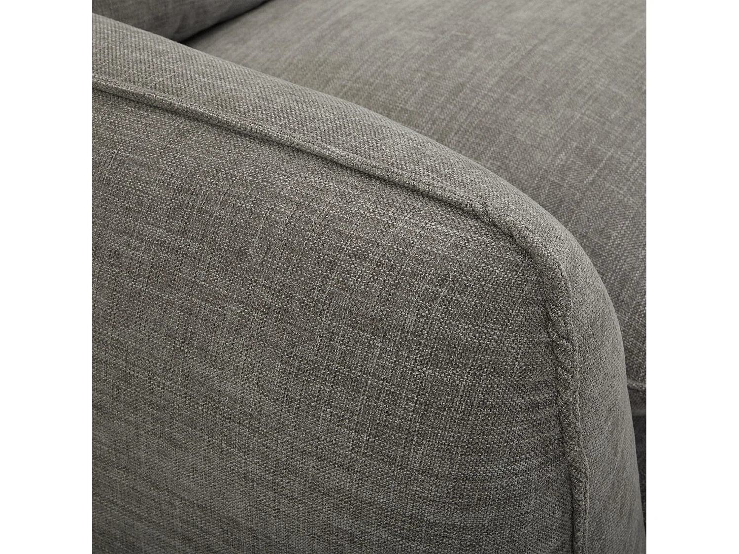 Habitat - Canapé 4 places déhoussable en tissu garni de plumes - Gris ardoise - Oryel