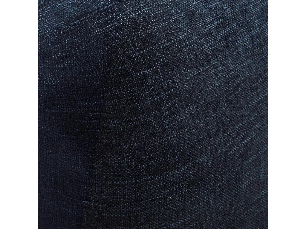 Habitat - Canapé 4 places déhoussable en tissu garni de plumes - Bleu nuit - Oryel