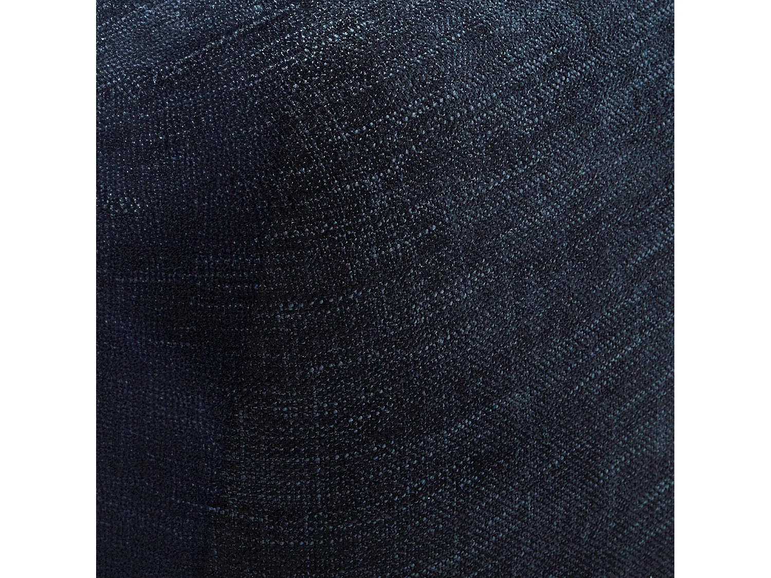 Habitat - Canapé 4 places déhoussable en tissu garni de plumes - Bleu nuit - Oryel