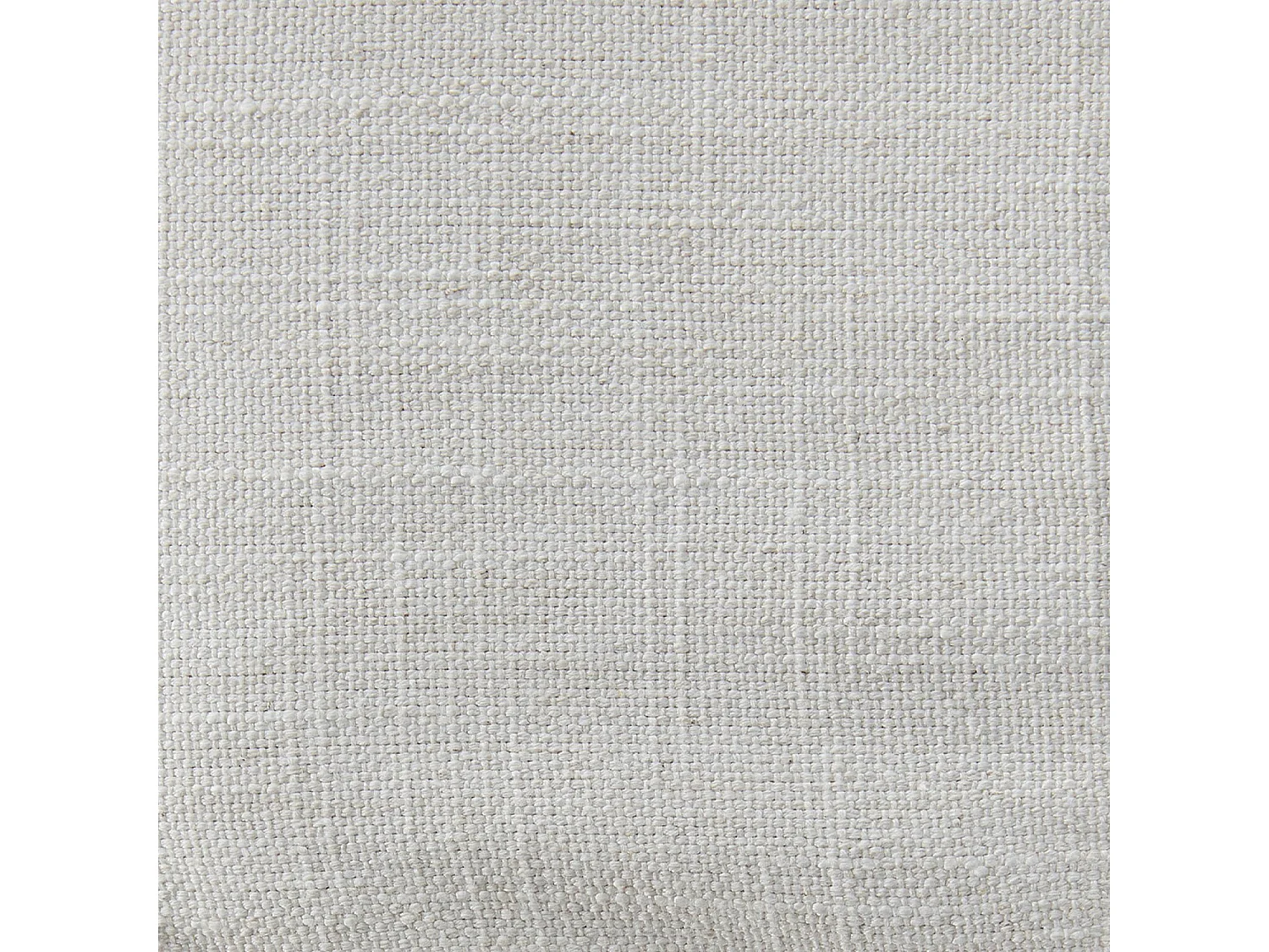 Canapé d'angle droit avec coton et lin garni de plumes - Gris perle