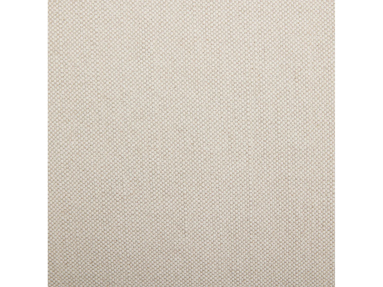 Canapé d'angle droit déhoussable en coton et lin garni de plumes - Sable blanc