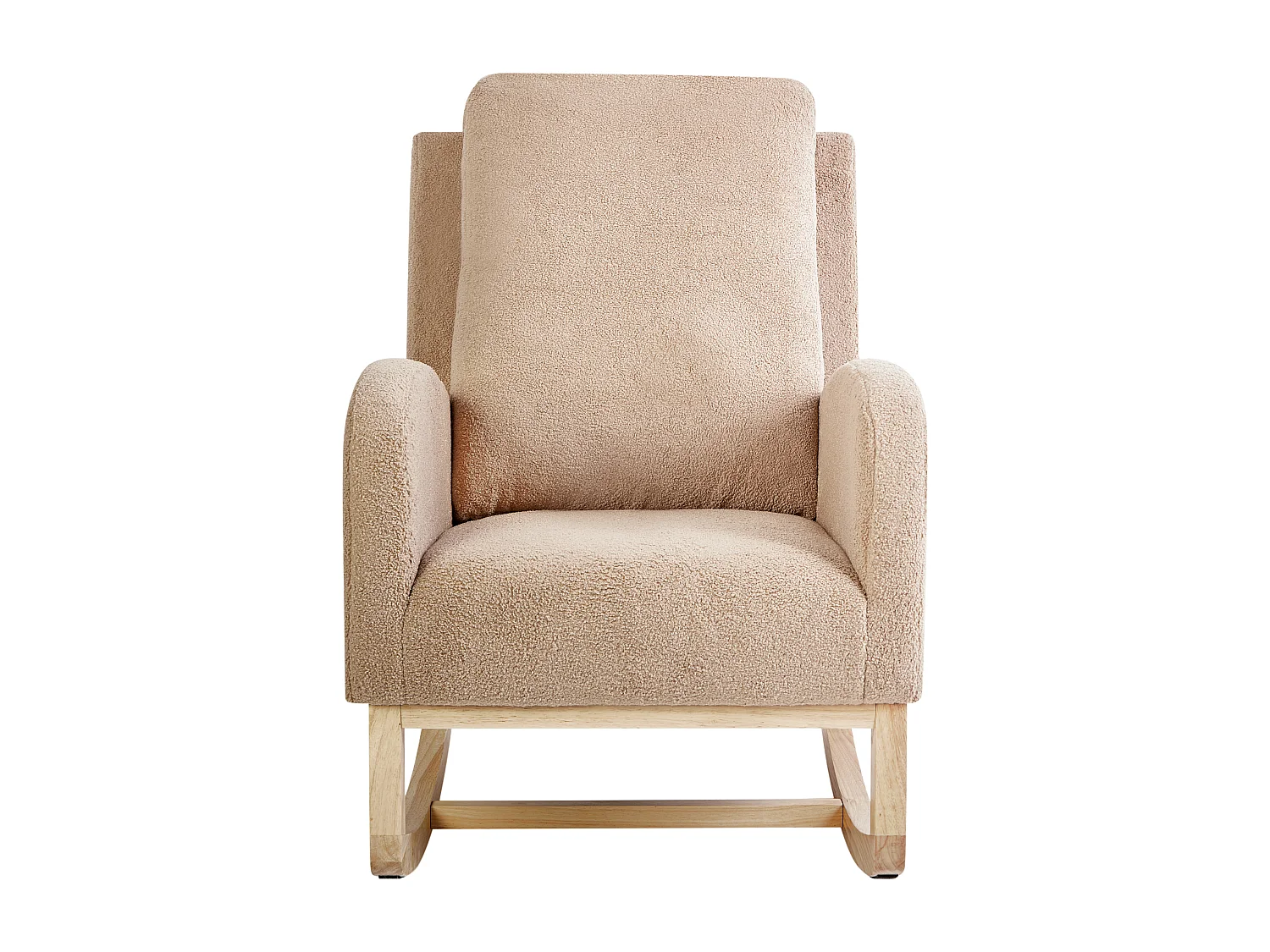 Poltrona a dondolo ALSTA Bouclé Beige