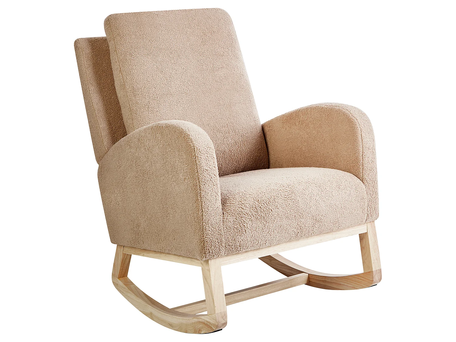 Rocking Chair ALSTA Boucle Beige