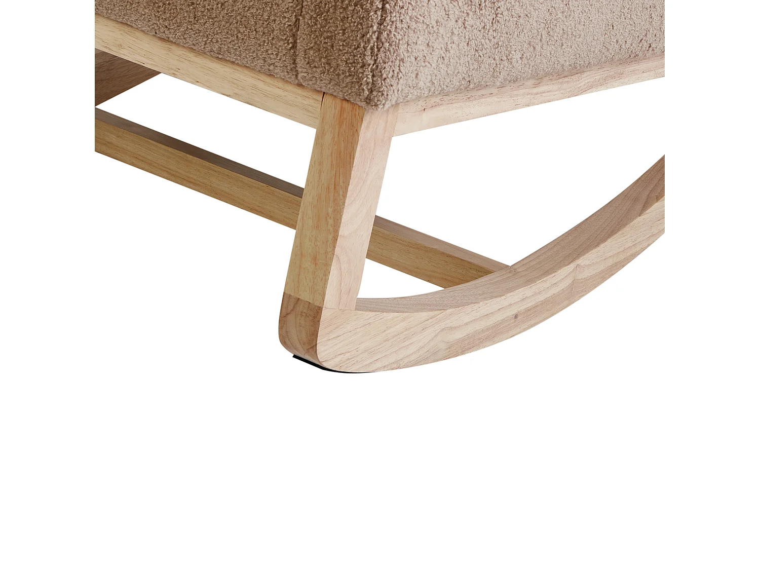 Schommelstoel ALSTA Bouclé Beige