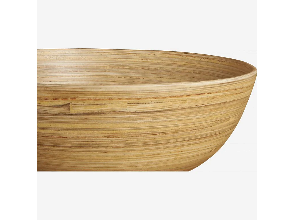 Habitat - Saladier en bambou - 20 cm -  Naturel - Lau