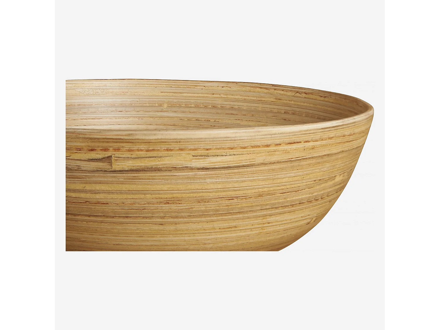 Habitat - Saladier en bambou - 20 cm -  Naturel - Lau