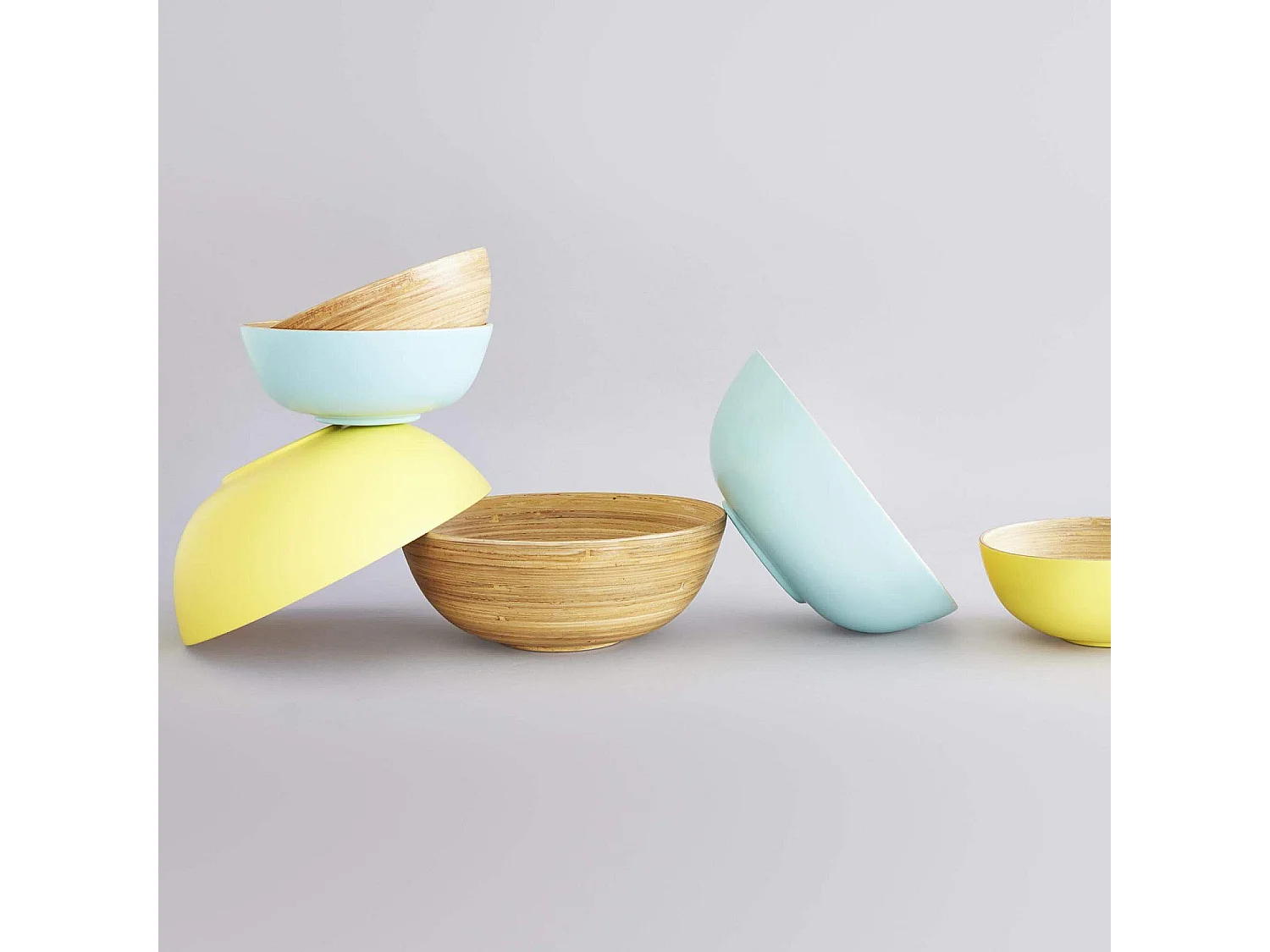 Habitat - Saladier en bambou - 20 cm -  Naturel - Lau