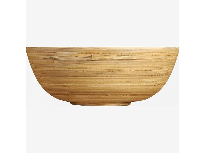 Habitat - Saladier en bambou - 20 cm -  Naturel - Lau