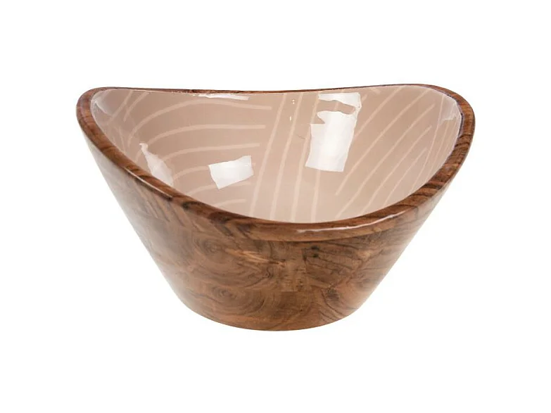 Saladier Positive taupe 23 cm