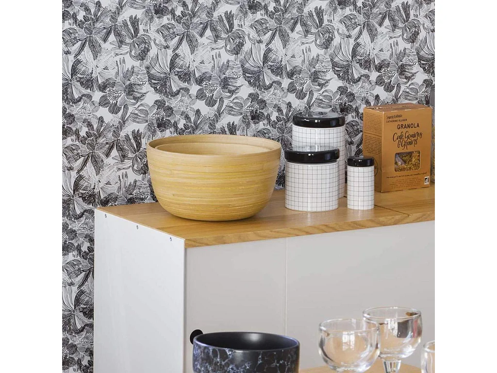 Habitat - Saladier en bambou - 26 cm - Naturel - Maxime