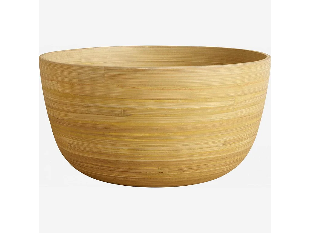 Habitat - Saladier en bambou - 26 cm - Naturel - Maxime