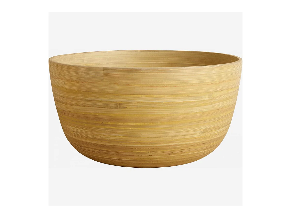 Habitat - Saladier en bambou - 26 cm - Naturel - Maxime