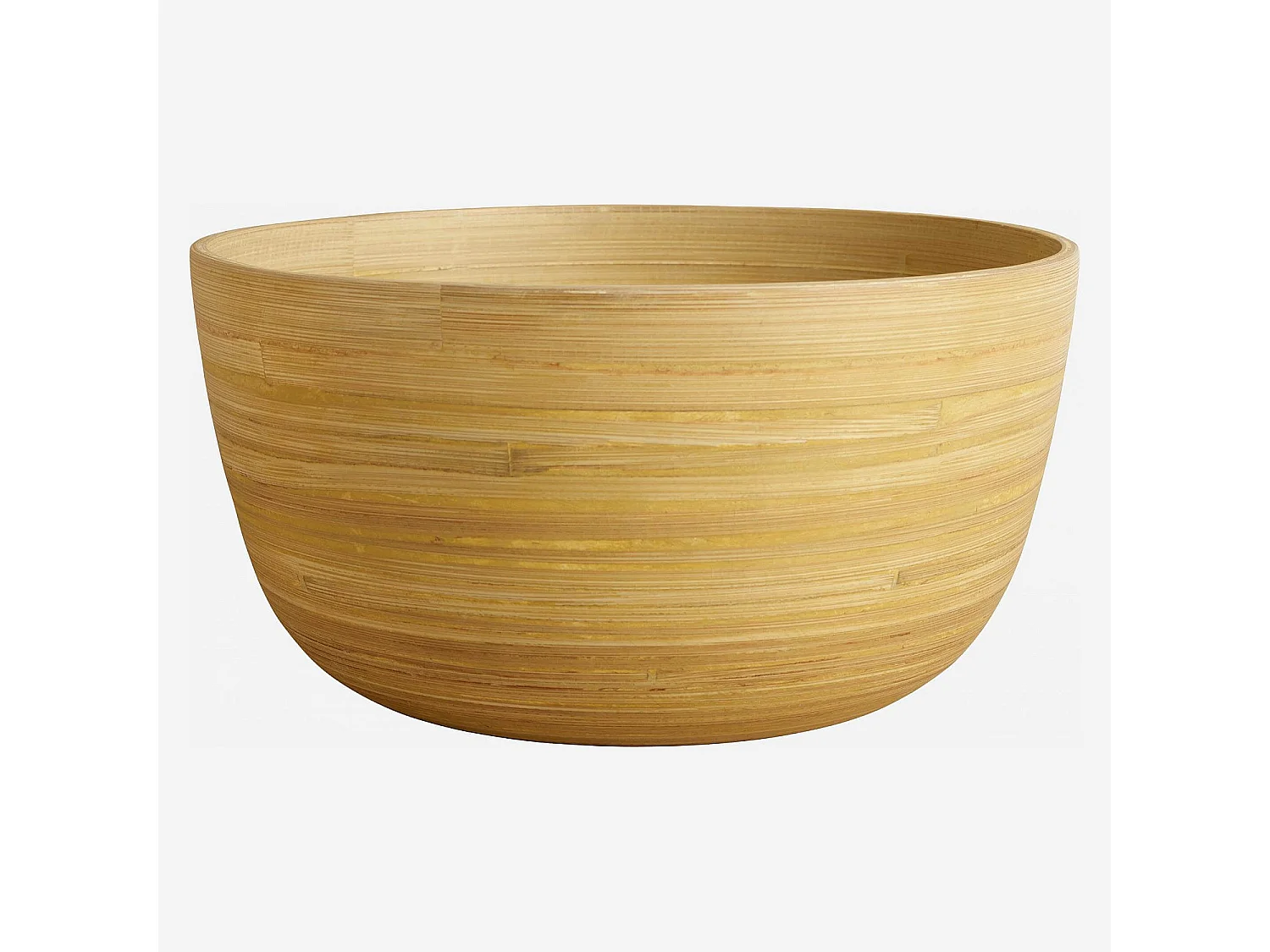 Saladier en bambou - 26 cm - Naturel