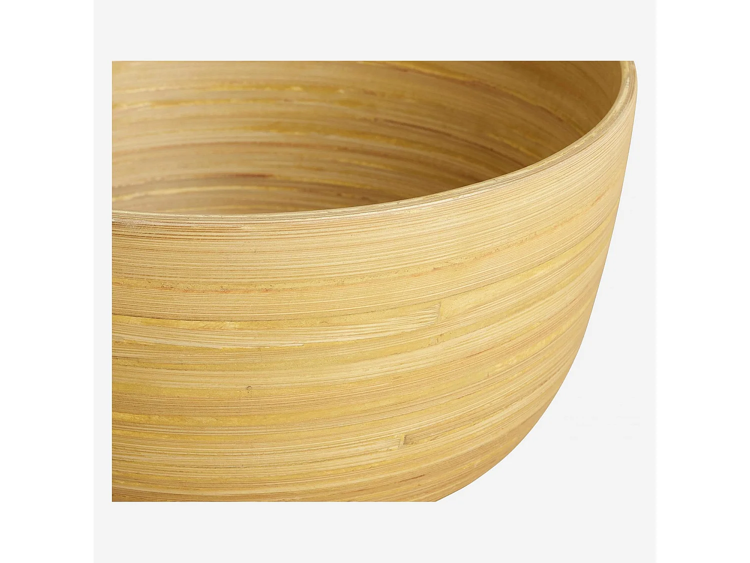 Saladier en bambou - 26 cm - Naturel