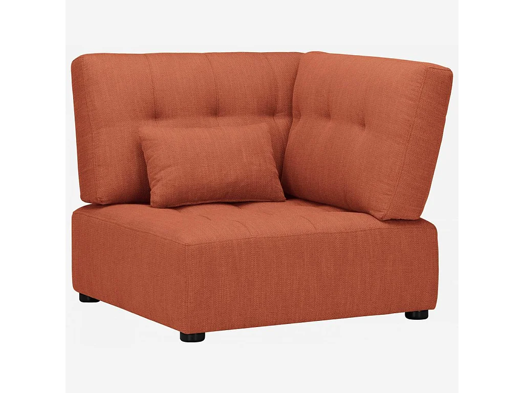 Habitat - Chauffeuse d'angle droit en tissu - Orange - Reiko