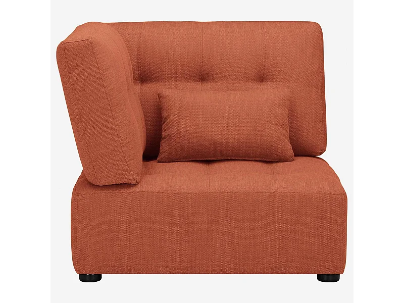 Habitat - Chauffeuse d'angle gauche en tissu - Orange - Reiko