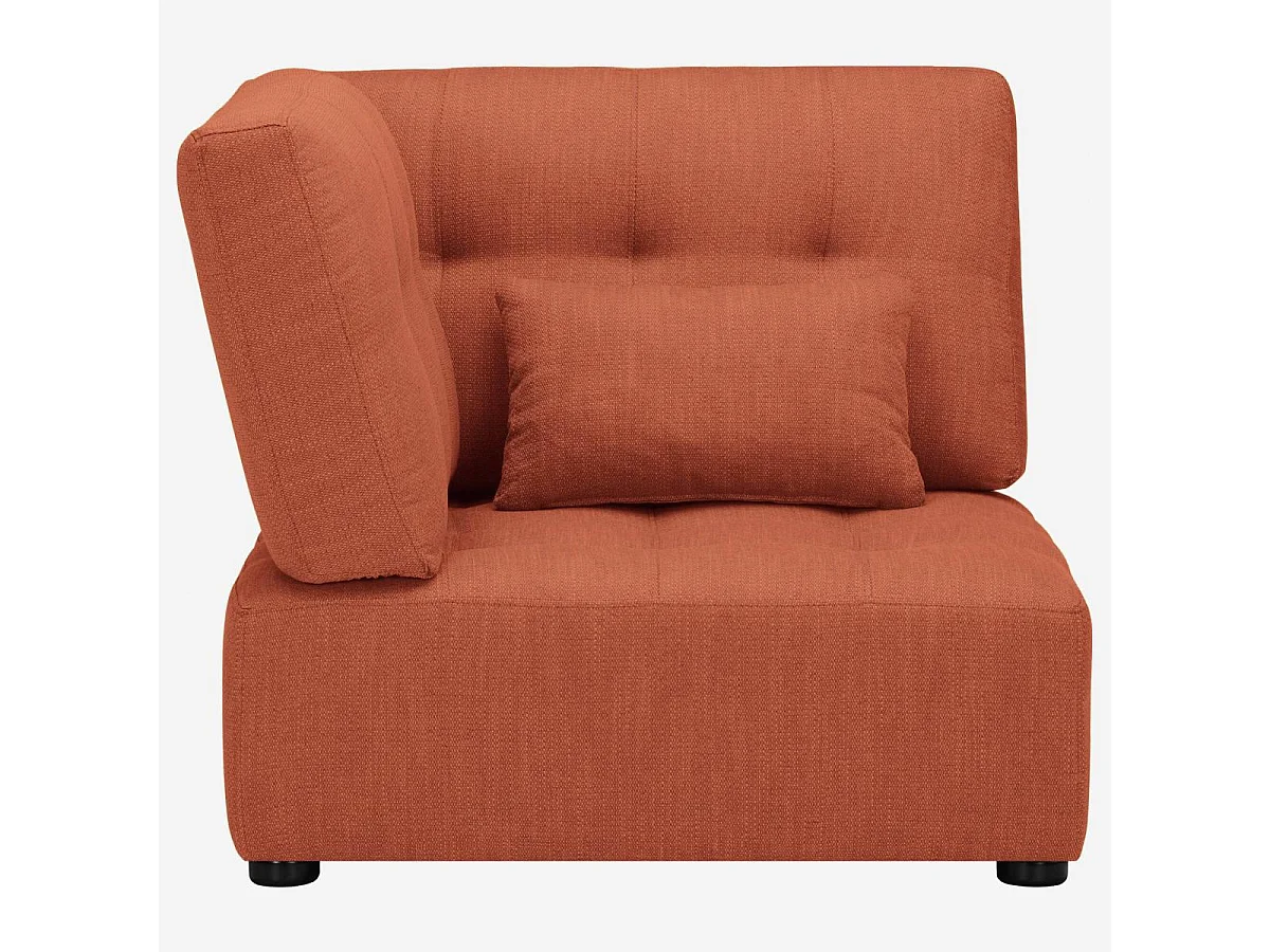 Habitat - Chauffeuse d'angle gauche en tissu - Orange - Reiko