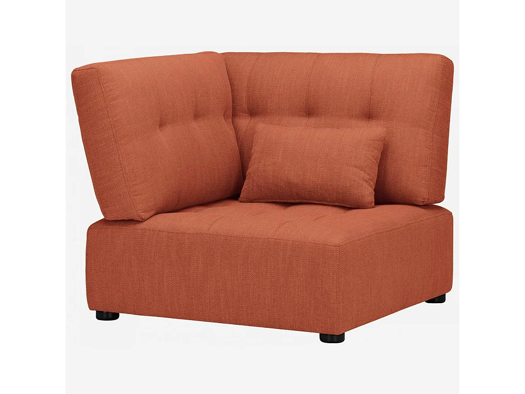 Habitat - Chauffeuse d'angle gauche en tissu - Orange - Reiko