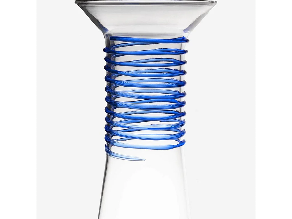 Habitat - Carafe en verre - 1,1 L - Bleu - Design by Chloé Le Cam - Upie