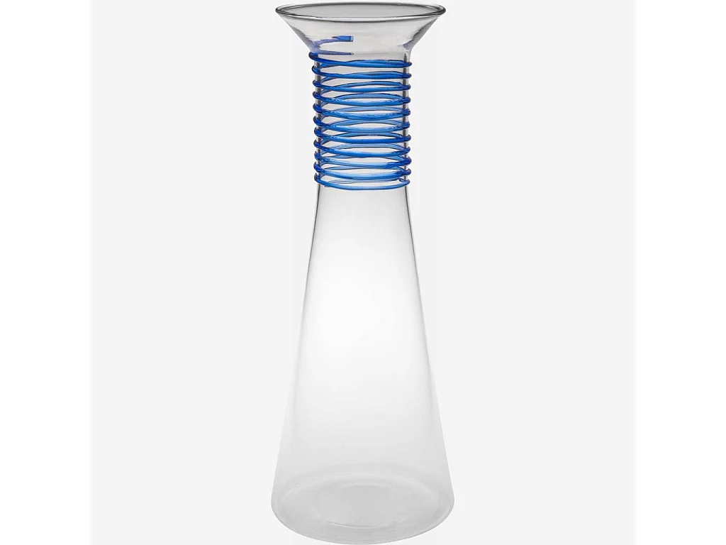 Habitat - Carafe en verre - 1,1 L - Bleu - Design by Chloé Le Cam - Upie