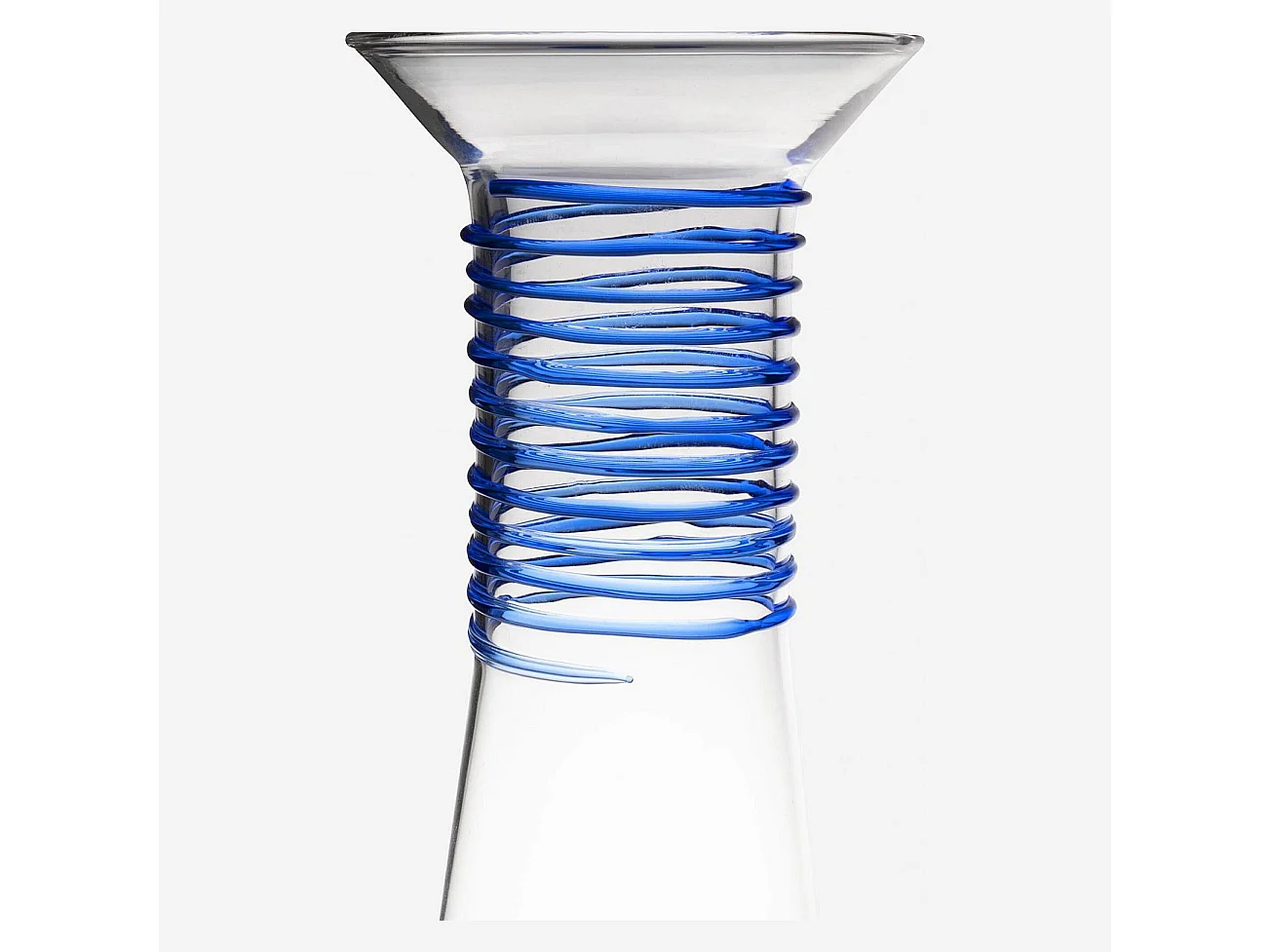 Carafe en verre - 1,1 L - Bleu - Design by Chloé Le Cam