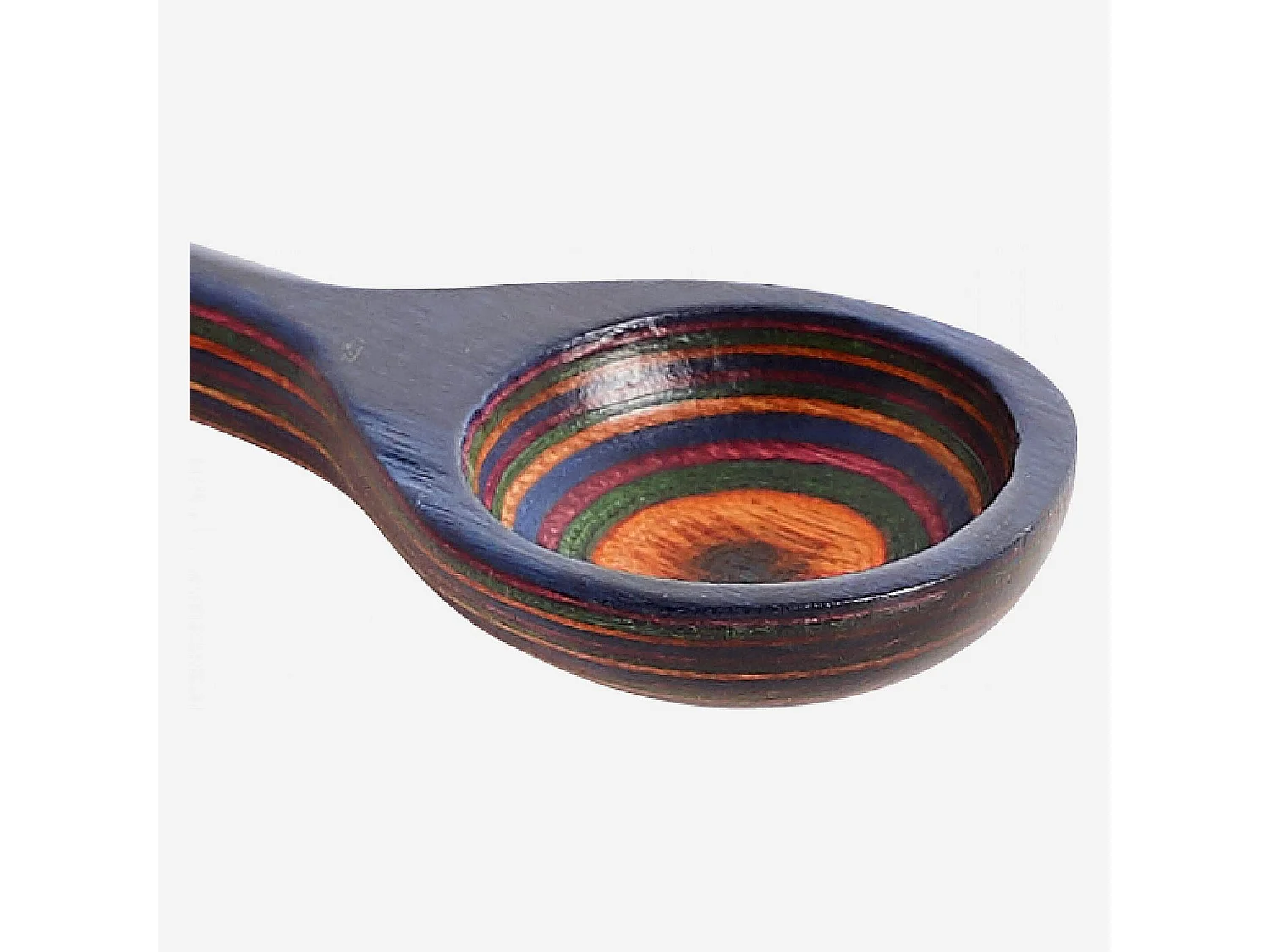 Habitat - Lot de 6 cuillères à café en bois de pakka - Multicolore - Ocolo