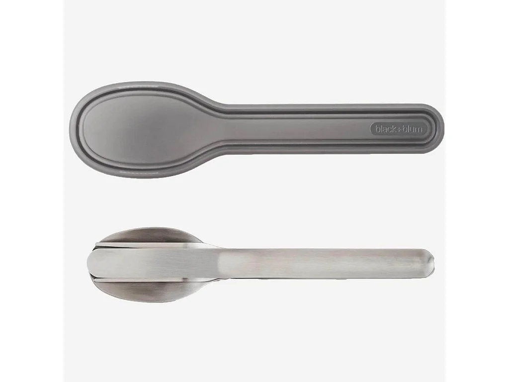 Habitat - Set de 3 couverts en inox - Black+blum